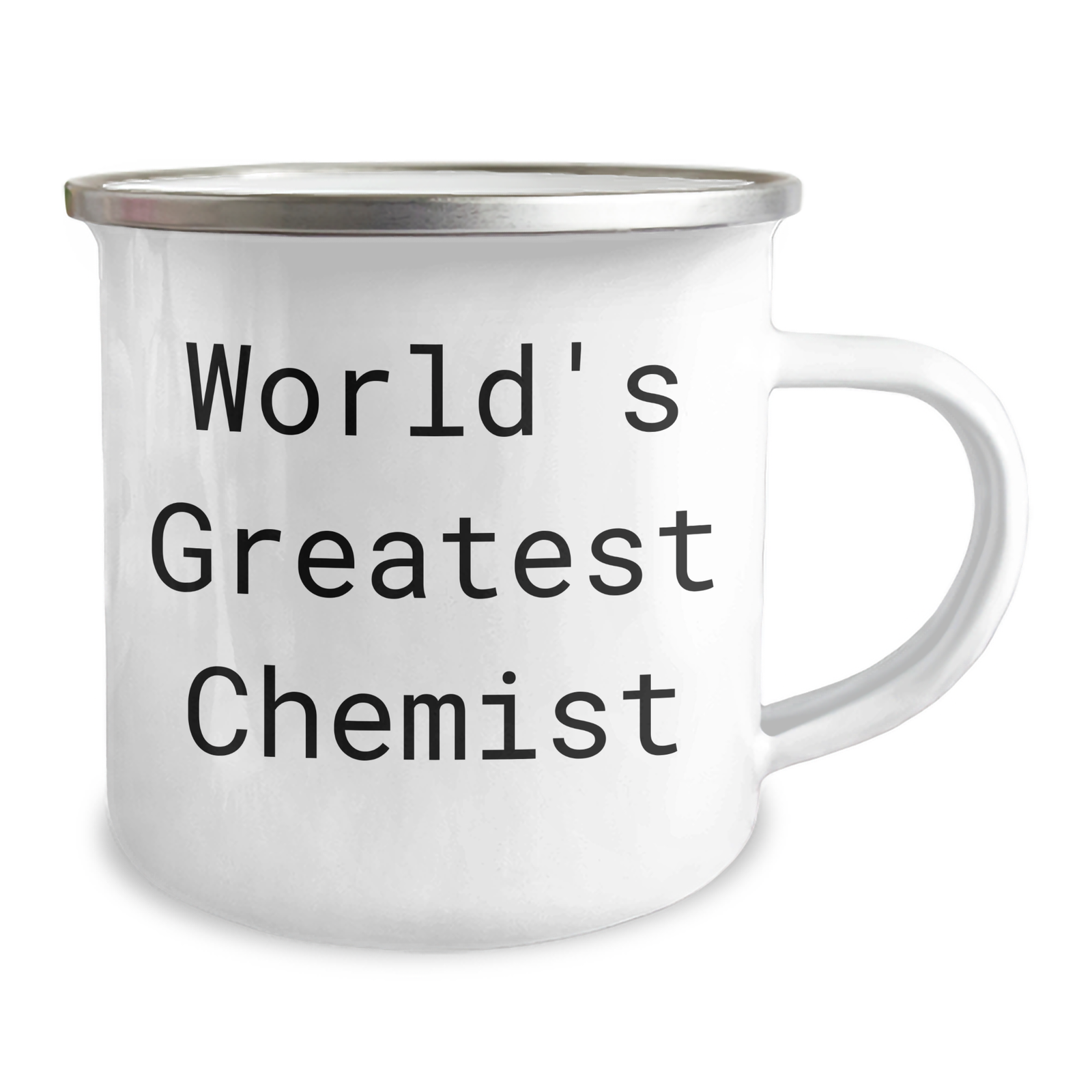 Funny Chemist Gifts for Men - World's Greatest Chemist Camping Mug, 12 oz Stainless Steel Enamel Finish, Unique Father's Day Unique Gifts from Family, Coworkers - Image 2