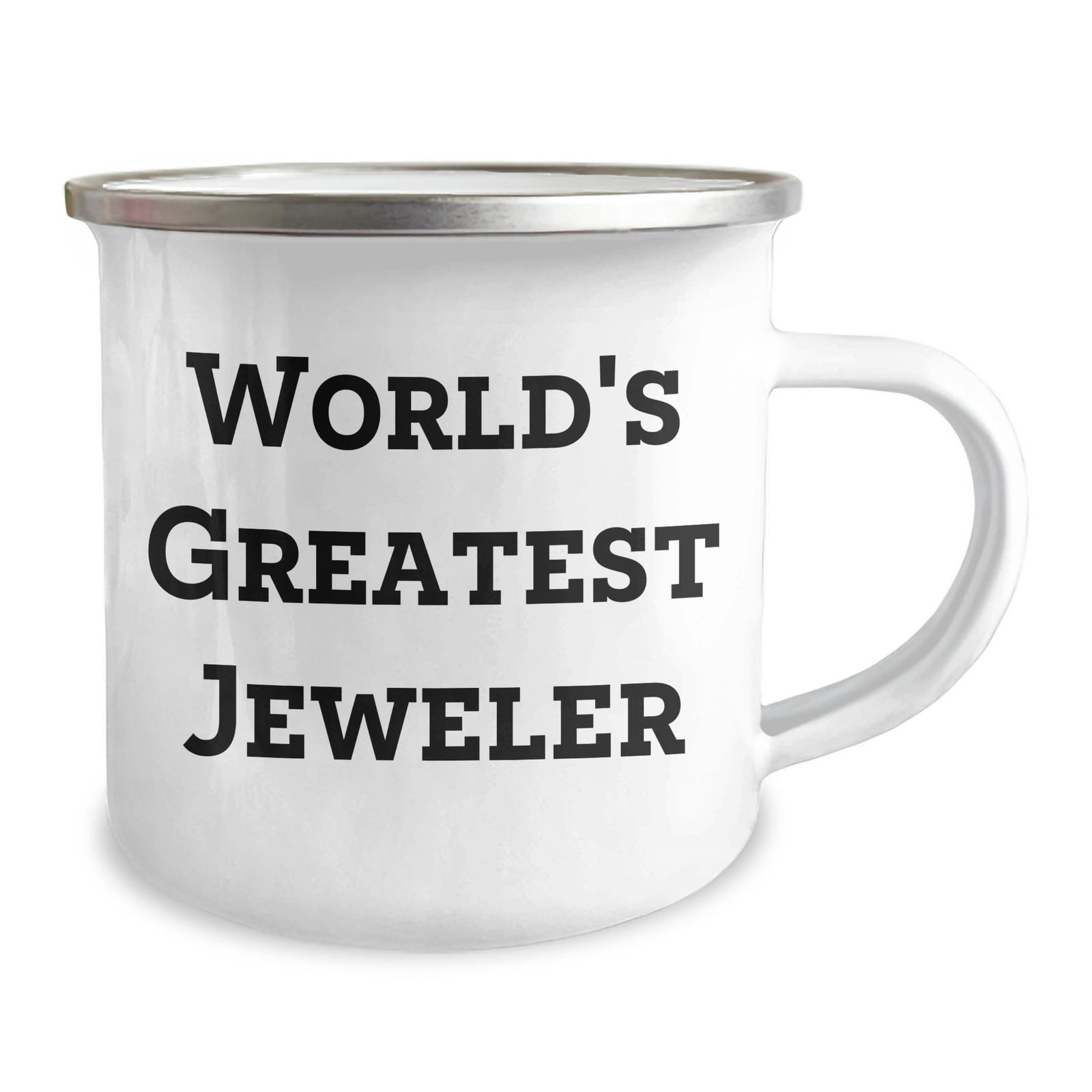 Funny Jeweler Gifts - World's Greatest Jeweler Quote on Camping Mug for Mother's Day, Gift from Family to Mom - Image 2