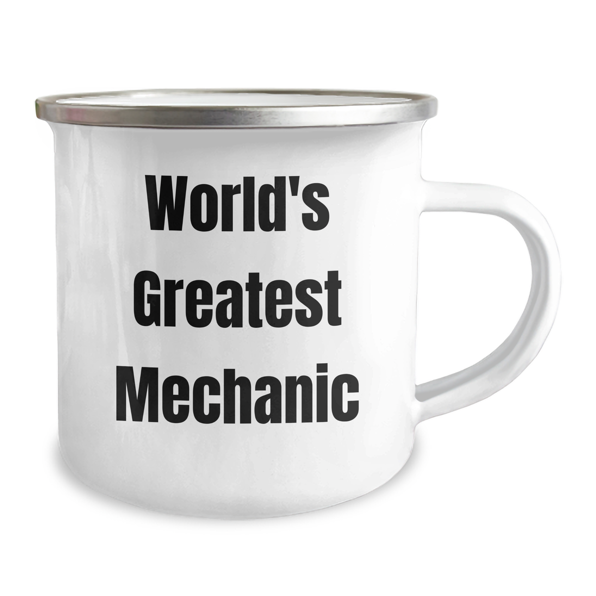 Funny Mechanic Gifts from Men - World's Greatest Mechanic Quote on Unique Camping Mug for Mother's Day - Image 2