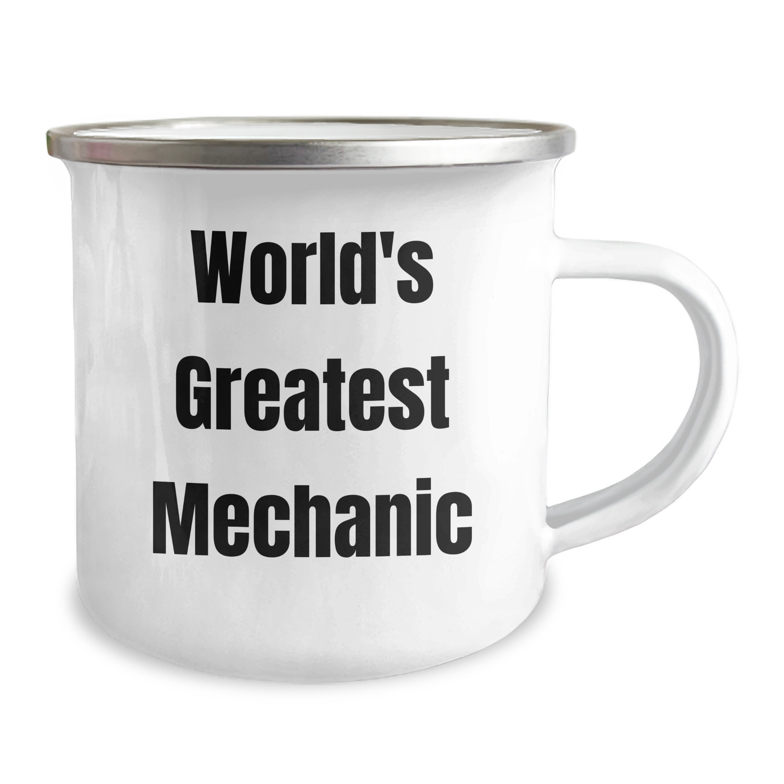 Funny Mechanic Gifts from Men - World's Greatest Mechanic Quote on Unique Camping Mug for Mother's Day - Image 2