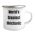 Funny Mechanic Gifts from Men - World's Greatest Mechanic Quote on Unique Camping Mug for Mother's Day - Image 2