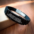 Funny Grandmother Gifts, I Smile Because You Are My Grandmother, Black Glide lock Clasp Bracelet for Mom from Family - Image 2