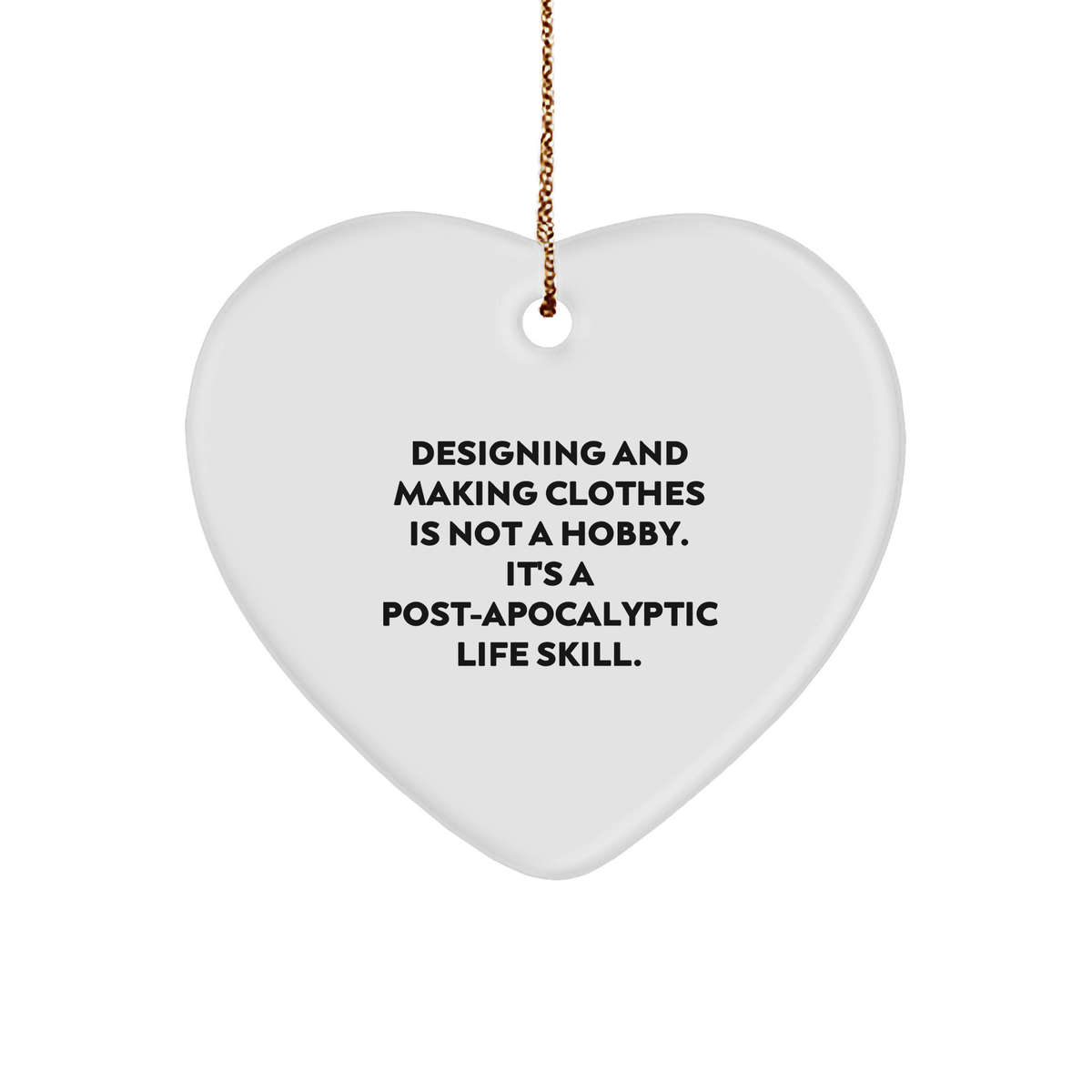 Designing and Making Clothes Life Skills Funny Heart Ornament Gifts for Christmas from Decorative Designers - Image 1