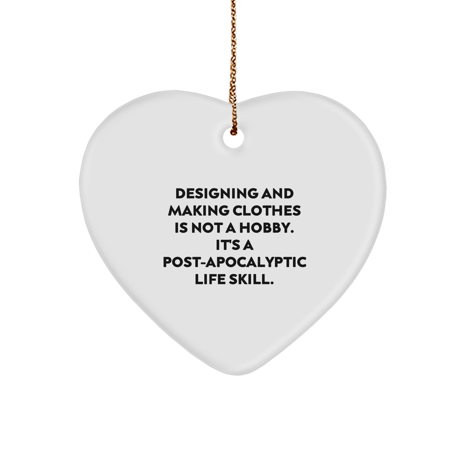 Designing and Making Clothes Life Skills Funny Heart Ornament Gifts for Christmas from Decorative Designers - Image 1