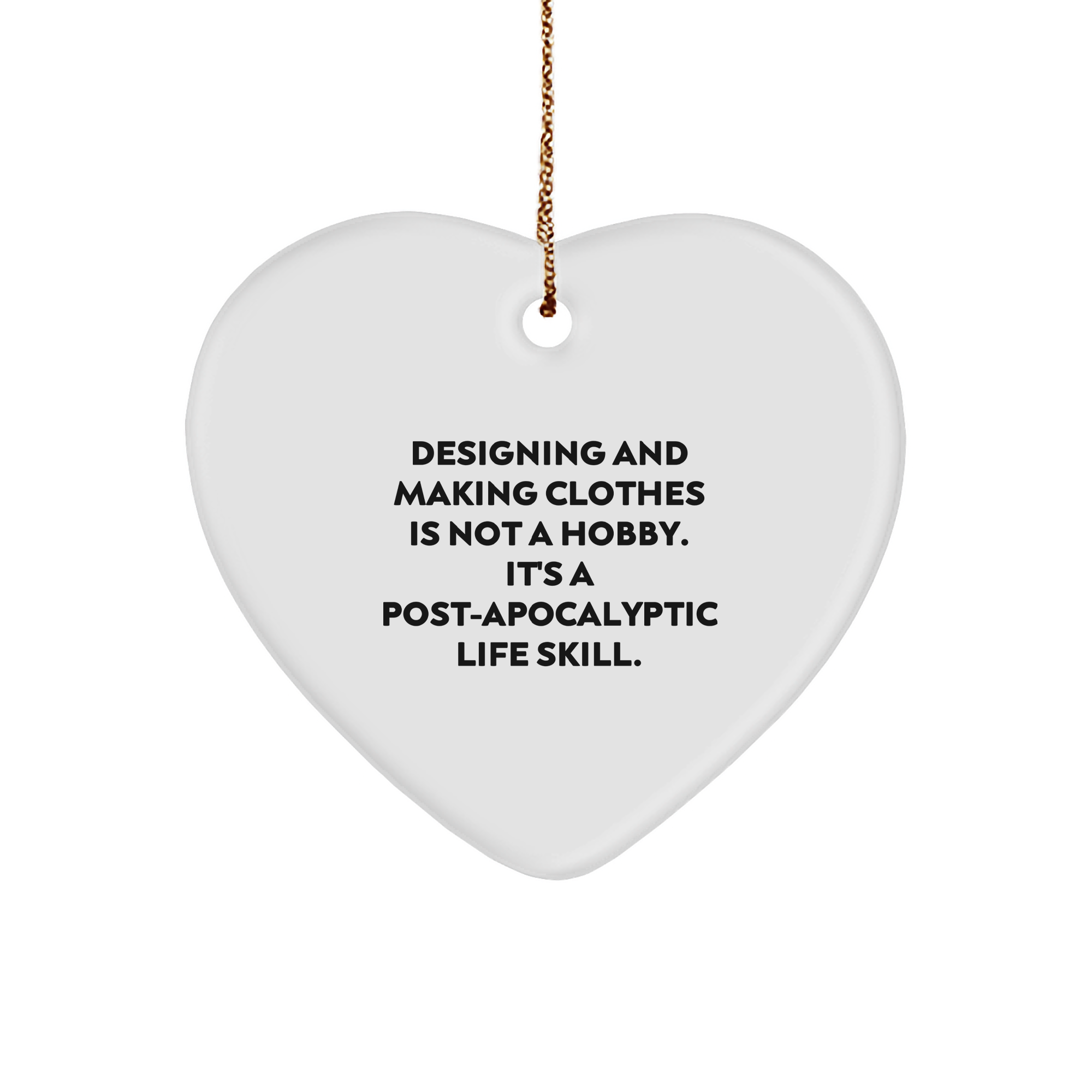 Designing and Making Clothes Life Skills Funny Heart Ornament Gifts for Christmas from Decorative Designers - Image 1