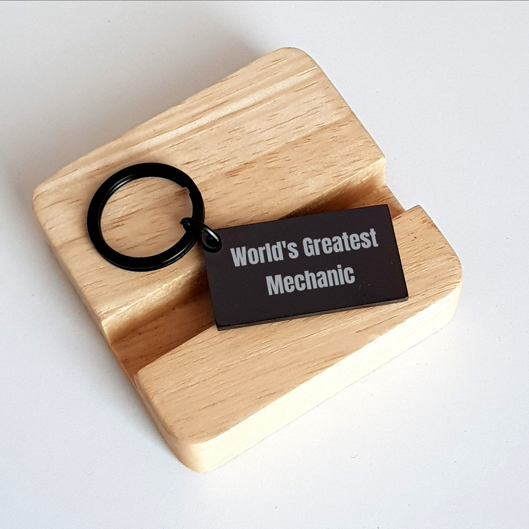 Funny Mechanic Gifts, World's Greatest Mechanic Keychain for Mom's Day, Gifts from Friends, for Mechanic Enthusiasts - Image 2