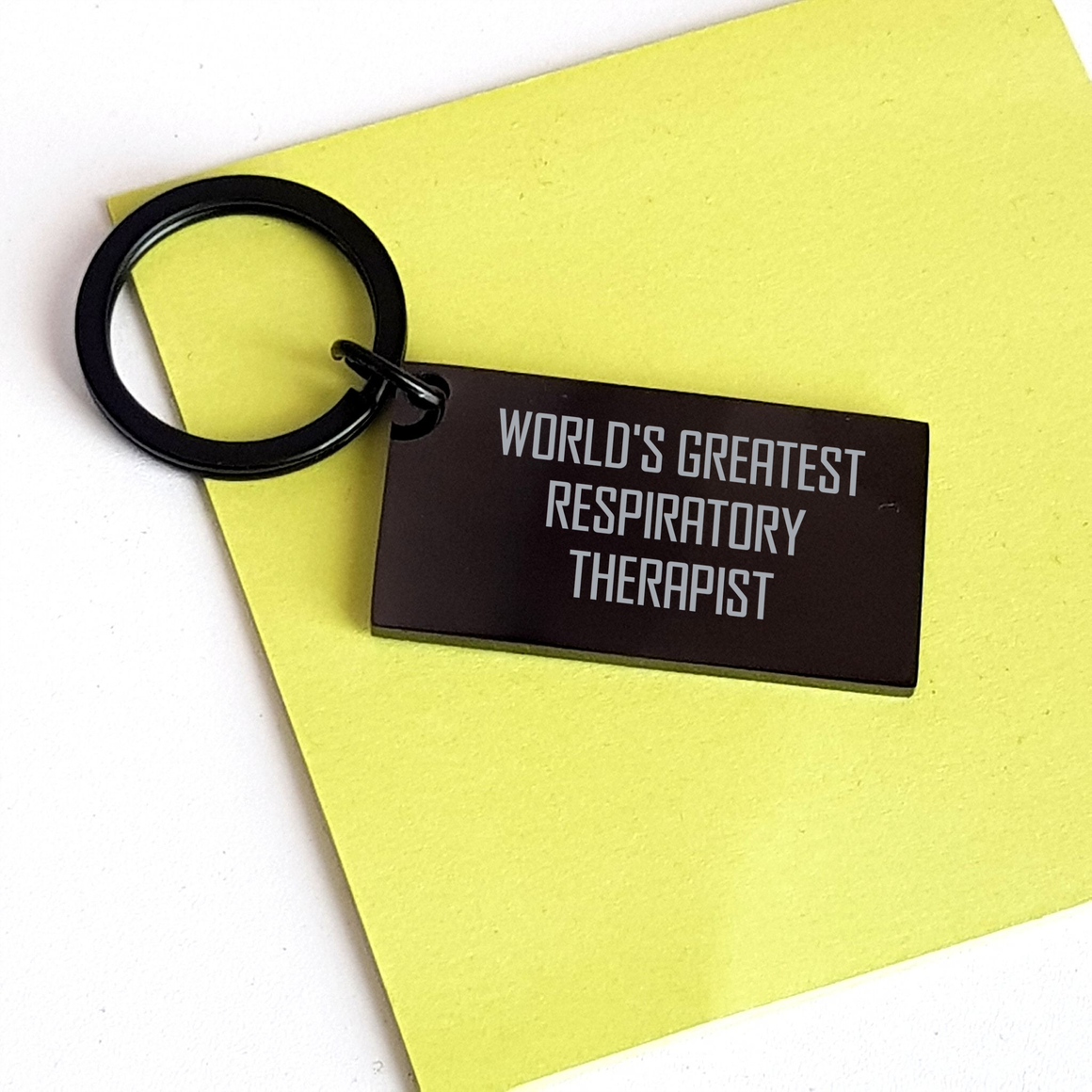World's Greatest Respiratory Therapist Funny Keychain Gifts from Men to Respiratory Therapist on Mother's Day - Image 3