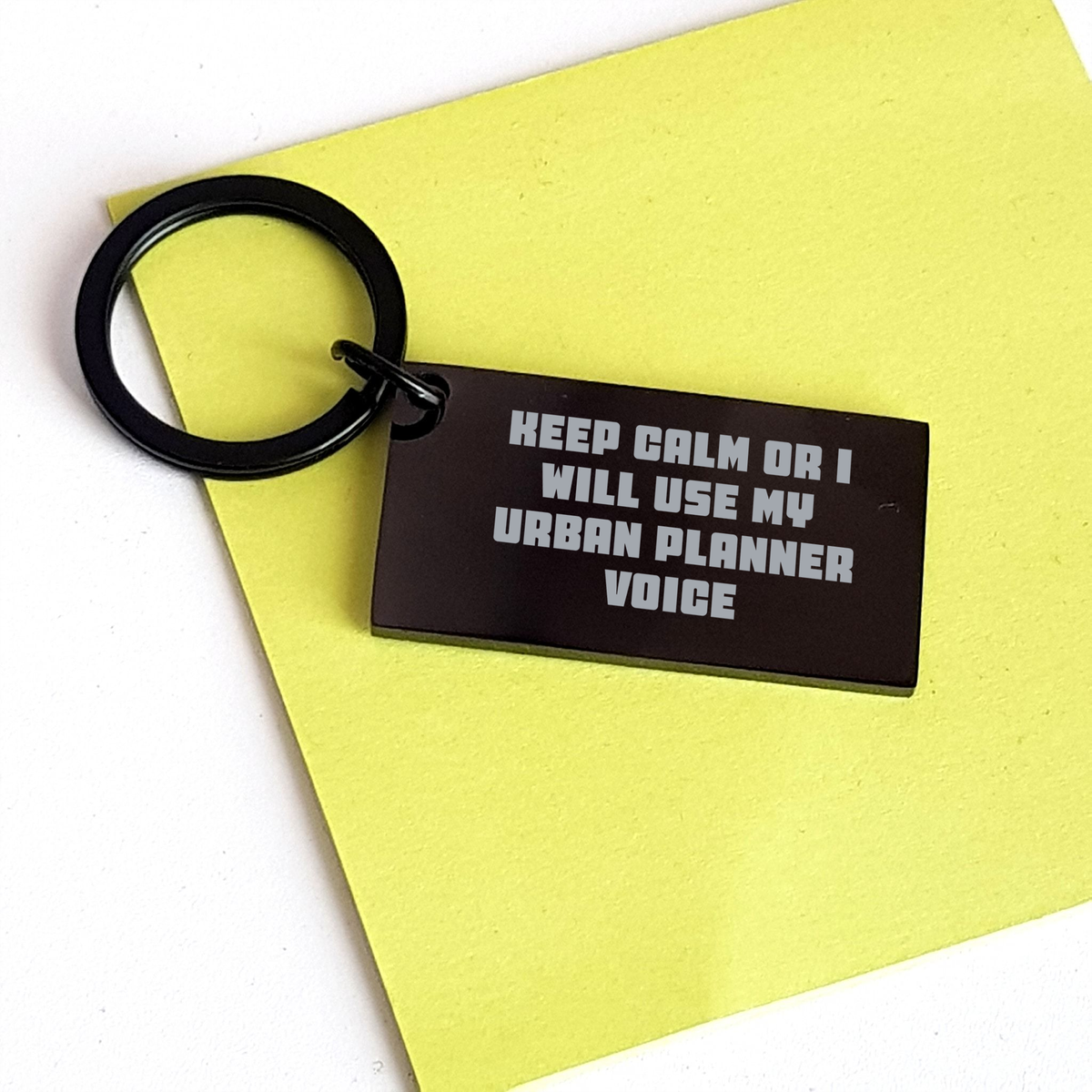 Urban Planner Keychain, Funny Quote, Father's Day Unique Gifts from Friends, Gifts for Urban Planner Men - Image 3