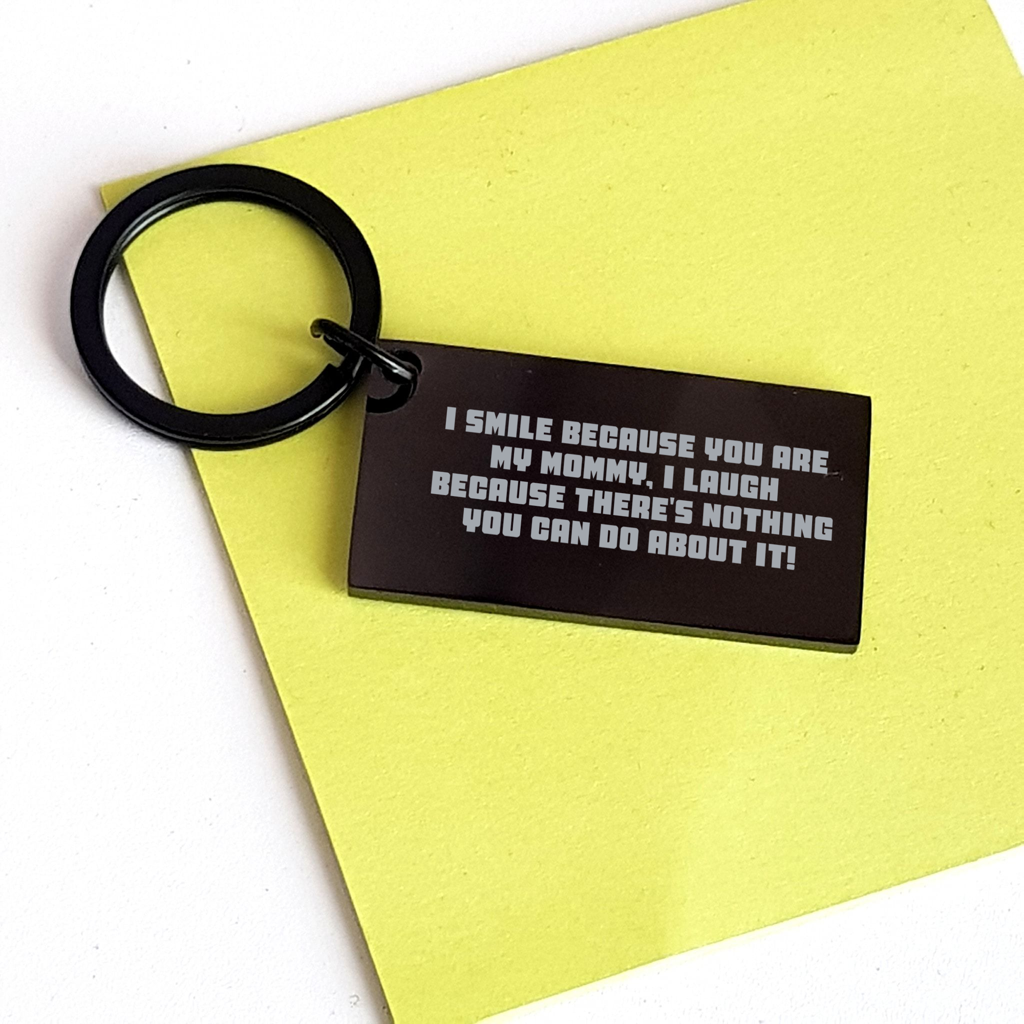 Funny Mommy Keychain Gifts from Men to Mommy, Unique Keychain Quotes for Mommy, Mother's Day Unique Gifts - Image 3
