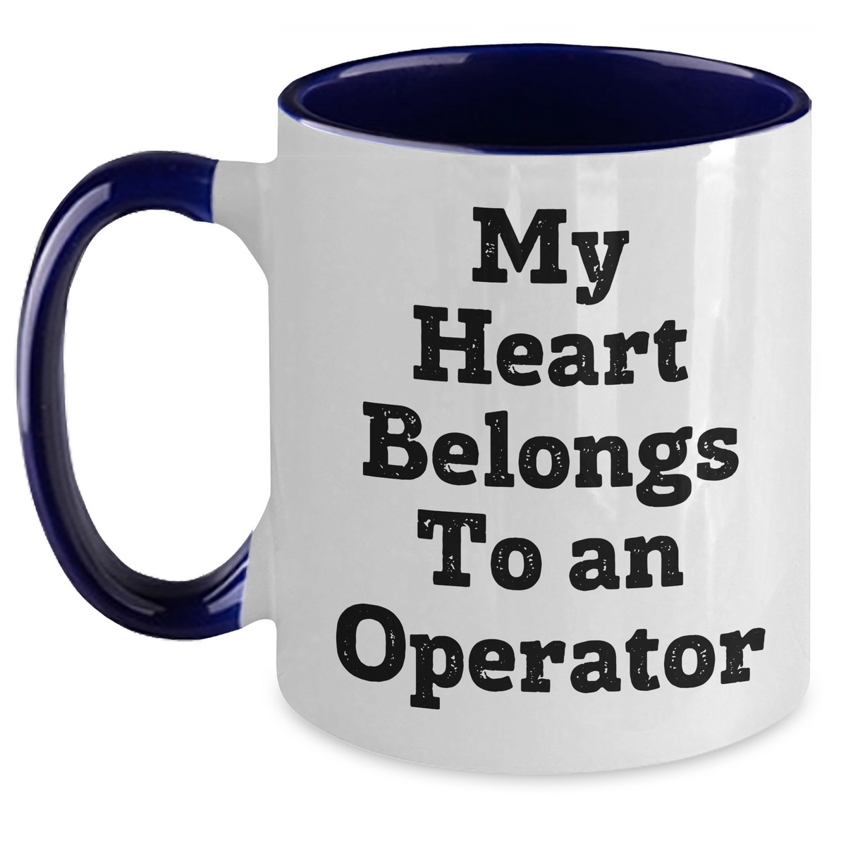 Operator Humor Gifts from Men for Operator, Funny Two Tone Coffee Mug, Father's Day Unique Gifts - Main