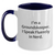 Funny groundskeeper Gifts for Him - I'm A groundskeeper. I Speak Fluently In genius. Two Tone Coffee Mug from Friends, Family, or Coworkers - Unique Father's Day Unique Gifts - Main