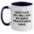 Funny Nurse Practitioner Gifts, Keep Calm Mugs for Nurse Practitioner, 11oz Two Tone Coffee Mug, Gifts from Men to Nurse Practitioner, Gifts for Nurse Practitioner on Father's Day - Main