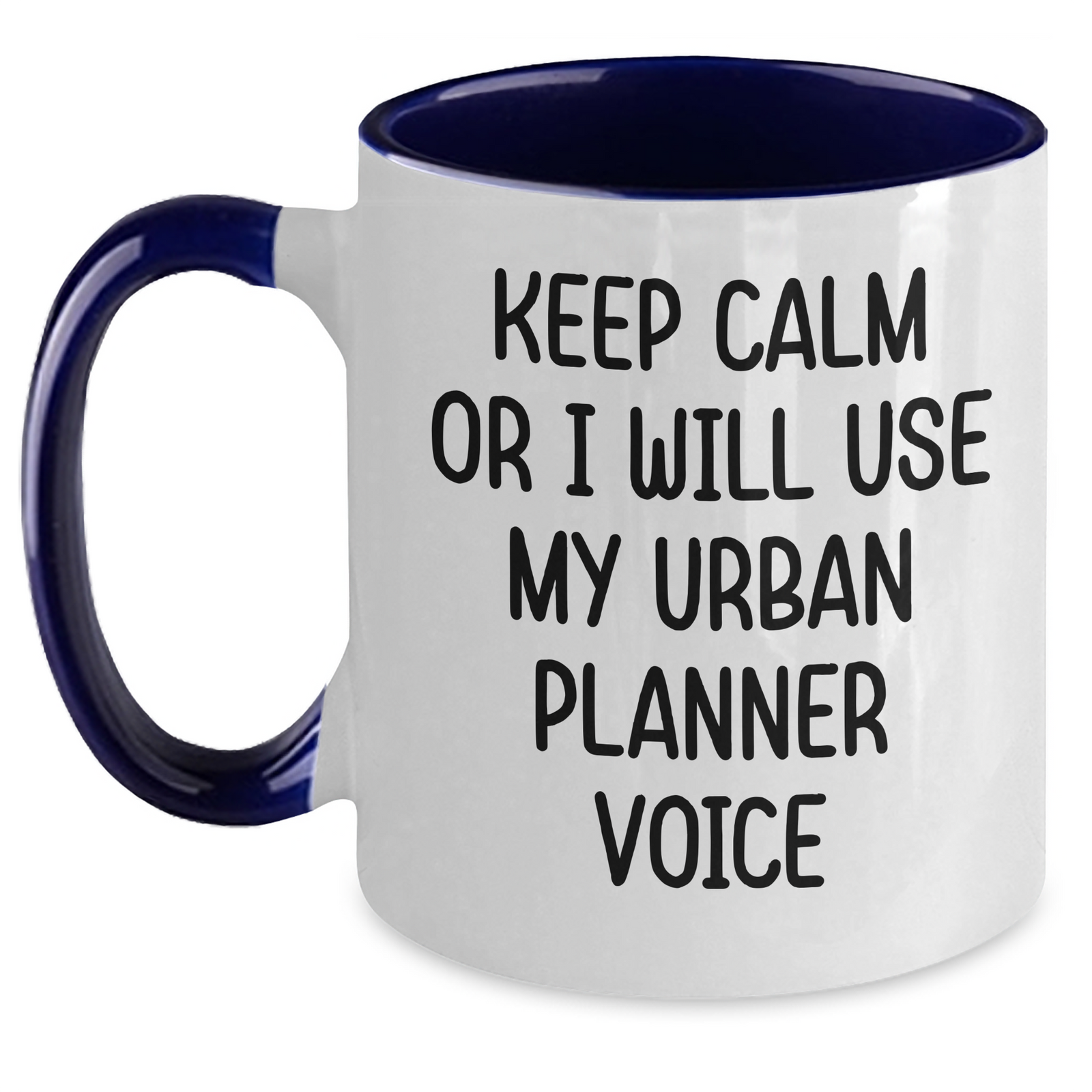 Funny Urban Planner Voice Two Tone Coffee Mug, Gifts from Family for Urban Planner, Father's Day Unique Gifts - Main