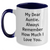 Funny Auntie Gifts from Men to Auntie Two Tone Coffee Mugs for Father's Day - My Dear Auntie, Always Remember How Much I Love You. - 11oz Ceramic Mug - Main