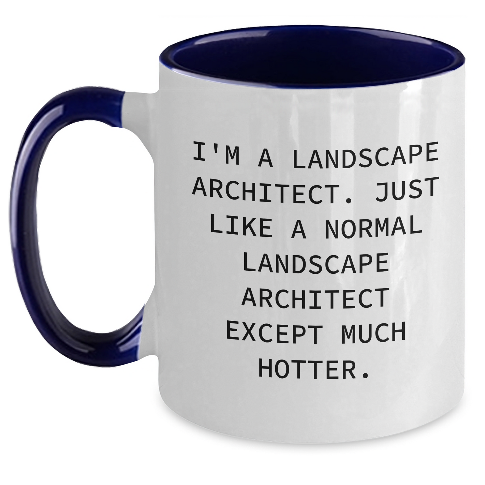 Funny Landscape Architect Gifts, Two Tone Coffee Mug, Gifts from Men to Landscape Architect Dad, Perfect Father's Day Present for Him - Main