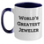 Gifts from World's Greatest Jeweler - Funny Two Tone Coffee Mugs for Jeweler Enthusiasts, Perfect for Mother's Day Unique Gifts - Main