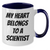 Funny Scientist Gifts from Men to Scientist Friends - My Heart Belongs To A Scientist Two Tone Coffee Mug, Father's Day Unique Gifts - Additional