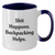 Funny Backpacking Gifts for Men - Shit Happens. Backpacking Helps. Two Tone Coffee Mug, Gifts from Friends and Family for Father's Day - Additional