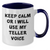 Funny Teller Voice Mother's Day Unique Gifts from Friends and Family - Two Tone Coffee Mug - Additional