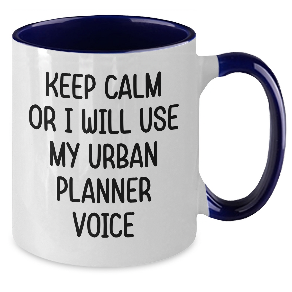 Funny Urban Planner Voice Two Tone Coffee Mug, Gifts from Family for Urban Planner, Father's Day Unique Gifts - Additional