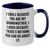 Funny Grandmother Gifts, Two Tone Coffee Mug, I Smile Because You Are My Grandmother, Gifts from Family - Additional