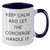 Keep Calm and Let the Concierge Handle It, Funny Concierge Gifts for Men, Two Tone Coffee Mug for Father's Day, Gifts from Friends and Family - Additional