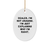 Funny Dealer Oval Ornament Gifts from Friends for Men on Christmas - Image 1
