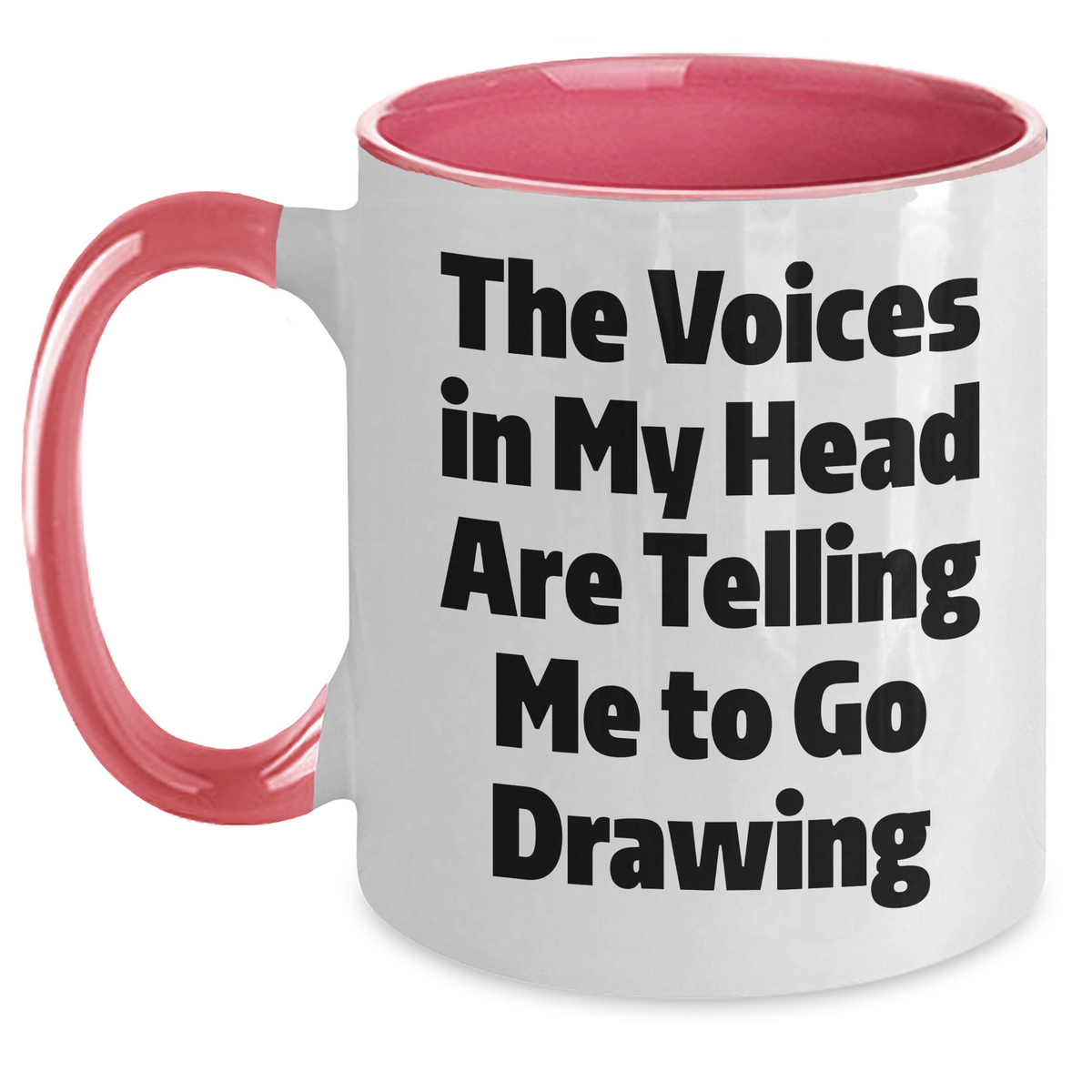 Funny Drawing Quotes Two Tone Coffee Mug, Gifts from Friends for Drawing Lovers on Father's Day, Unique Gift for Men, Funny Mugs for Drawing Enthusiasts - Main