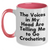 Funny Crocheting Gifts for Men, Unique Two Tone Coffee Mugs with Quote, 'The Voices In My Head Are Telling Me To Go Crocheting', Perfect for Father's Day - Main