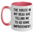 Home Improvement Humor Gifts from Men for Dad's Day - Two Tone Coffee Mug, Funny Quote, 11oz Ceramic, Microwave & Dishwasher Safe - Main