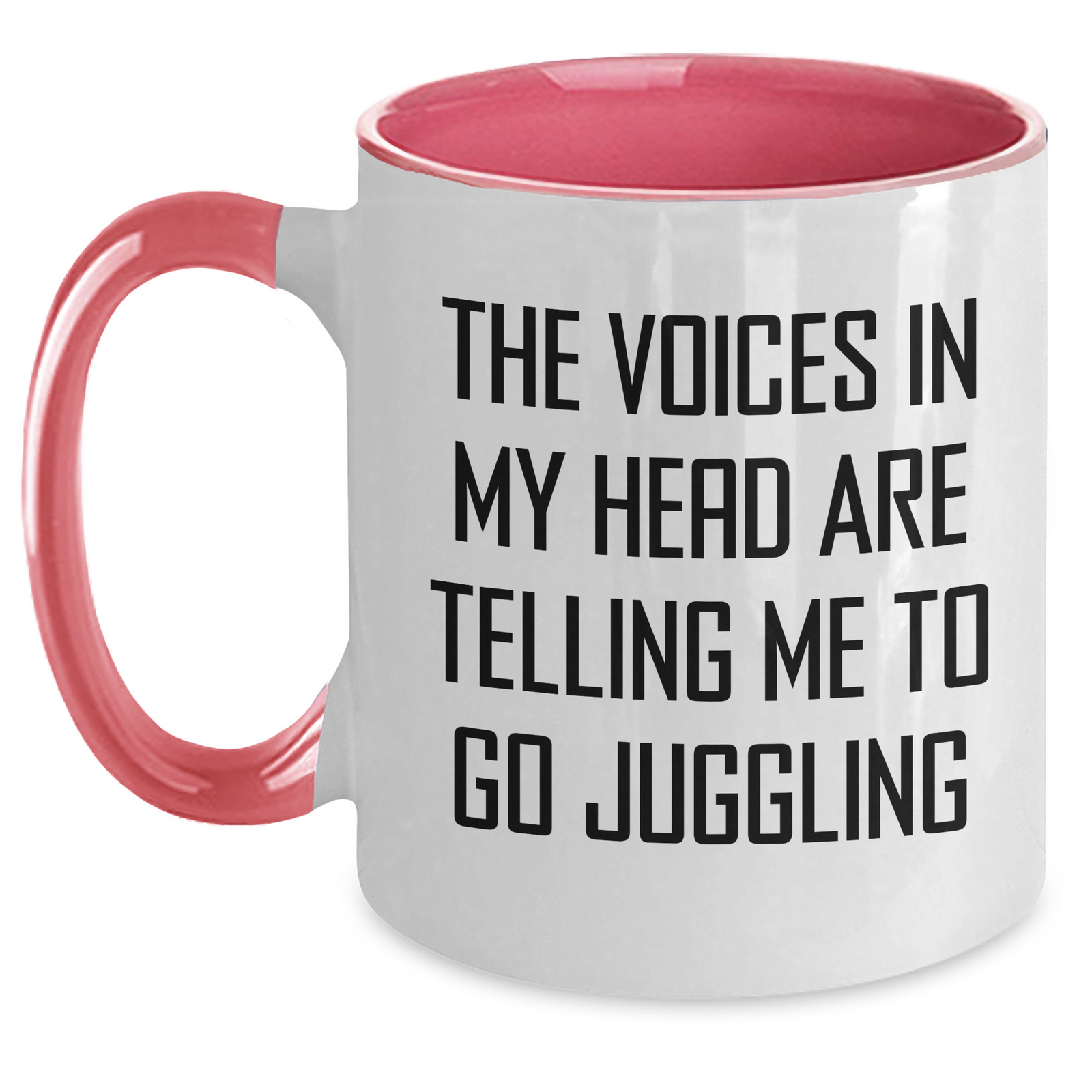 Funny Juggling Two Tone Coffee Mugs, Gifts from Friends for Juggling Lovers, Father's Day Unique Gifts - Main