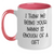 Funny Nanny Gifts from Men, Gifts for Nanny, Two Tone Coffee Mug - 'I Think Me Being Your Nanny Is Enough Of A Gift', Father's Day Unique Gifts - Main