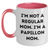 Papillon Mom Funny Gifts for Dad from Family - Two Tone Coffee Mug, I'm Not A Regular Mom. I'm A Papillon Mom., Father's Day Unique Gifts - Main