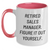 Funny Sales Manager Gifts, Two Tone Coffee Mug, 'Retired Sales Manager. Figure It Out Yourself.' - Gifts from Family to Sales Manager on Father's Day - Main
