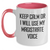 Magistrate Gifts from Friends - Keep Calm Or I Will Use My Magistrate Voice Funny Coffee Mug, Two Tone Mug for Mom, Mother's Day Unique Gifts from Women to Magistrate, Gifts for Magistrate - Main
