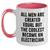 Funny Electrician Gifts from Women for Men on Mother's Day - Two Tone Coffee Mug - Main