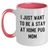 Funny Pug Dog Gifts for Men - I Just Want To Be A Stay At Home Pug Mom, Two Tone Coffee Mug, Father's Day Unique Gifts from Friends, Pug Dog Lovers - Main