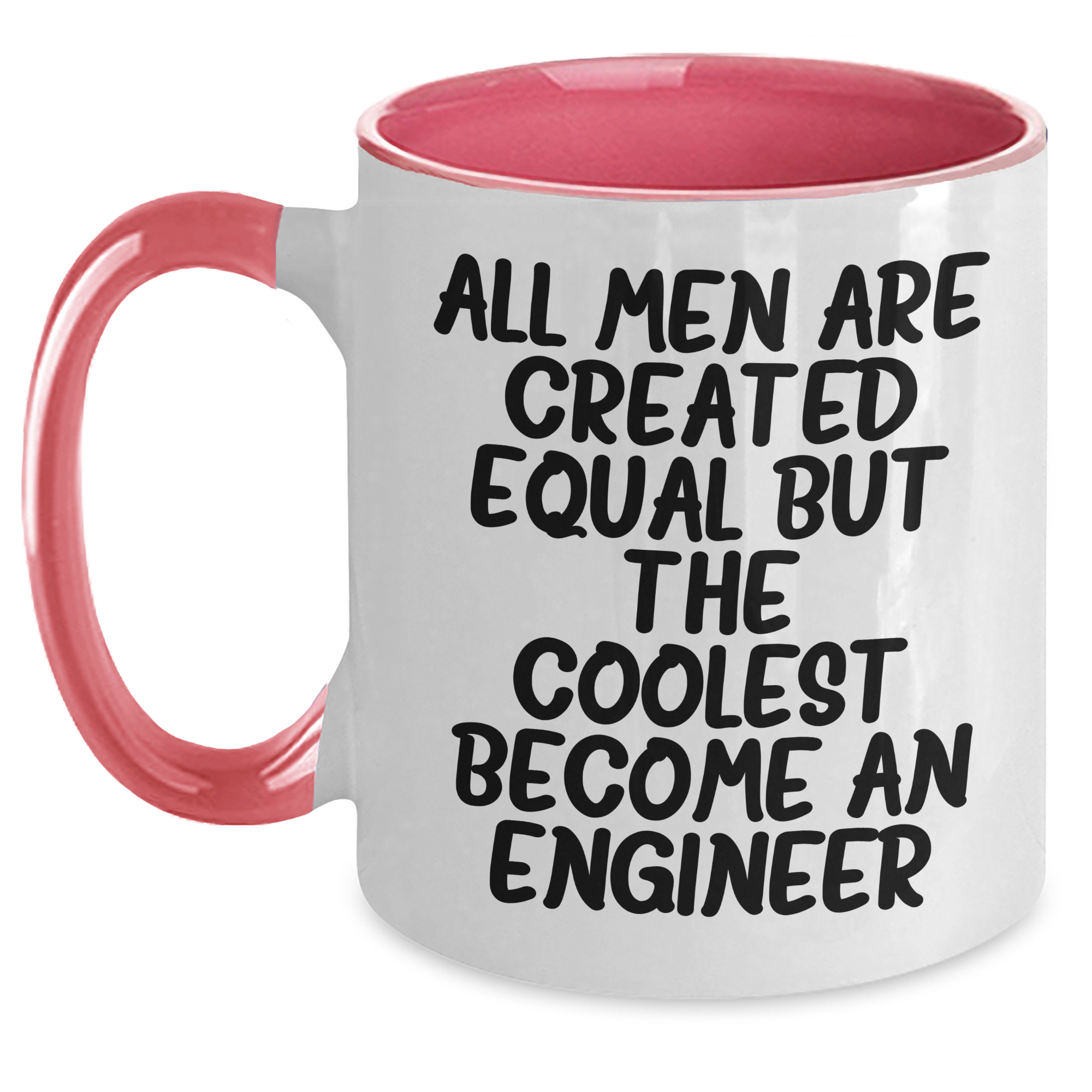 Cool Engineer Gifts from Friends, Unique Two Tone Coffee Mugs for Engineers, Funny Quote, Mother's Day Unique Gifts - Main