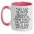 Funny Poppa Gifts Two Tone Coffee Mug for Graduation - They Call Me Poppa Because Partner In Crime Makes Me Sound Like A Bad Influence, Poppa Mugs from Friends, Family, and Coworkers - Main