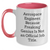 Funny Aerospace Engineer Gifts for Her - Two Tone Coffee Mug, 'Aerospace Engineer. Because Freaking' genius Is Not An Official Job Title.' - Main