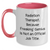 Funny Radiation Therapist Gifts - Radiation Therapist Two Tone Coffee Mug, 'Radiation Therapist. Because Freaking' genius Is Not An Official Job Title.' - Unique Gifts from Family for Father's Day - Main