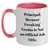 Principal Humor Two Tone Coffee Mug, Gifts from Friends, Father's Day Unique - Main