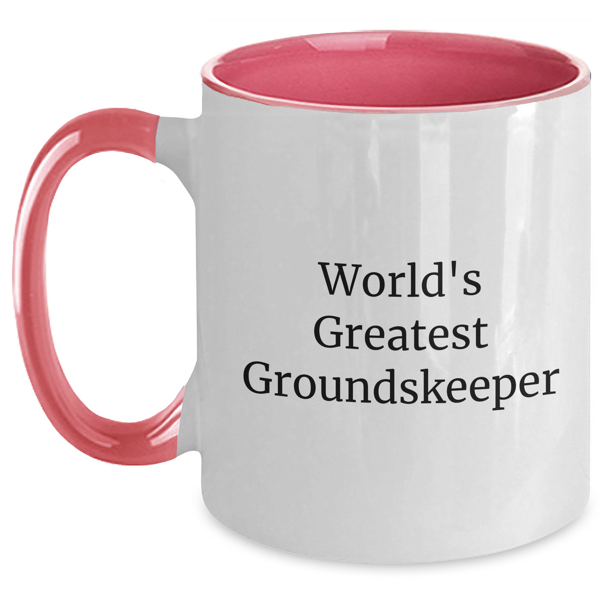 groundskeeper Gifts from Men - World's Greatest groundskeeper Funny Two Tone Coffee Mug for groundskeeper on Mother's Day - Main