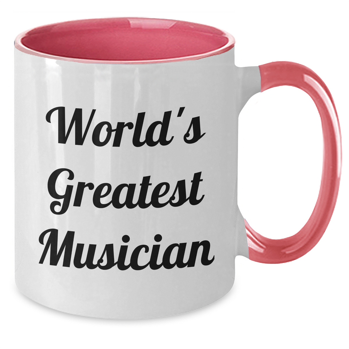 Funny Musician Gifts from Friends for Musician | Two Tone Coffee Mug with Quote 'World's Greatest Musician' for Mother's Day - Additional