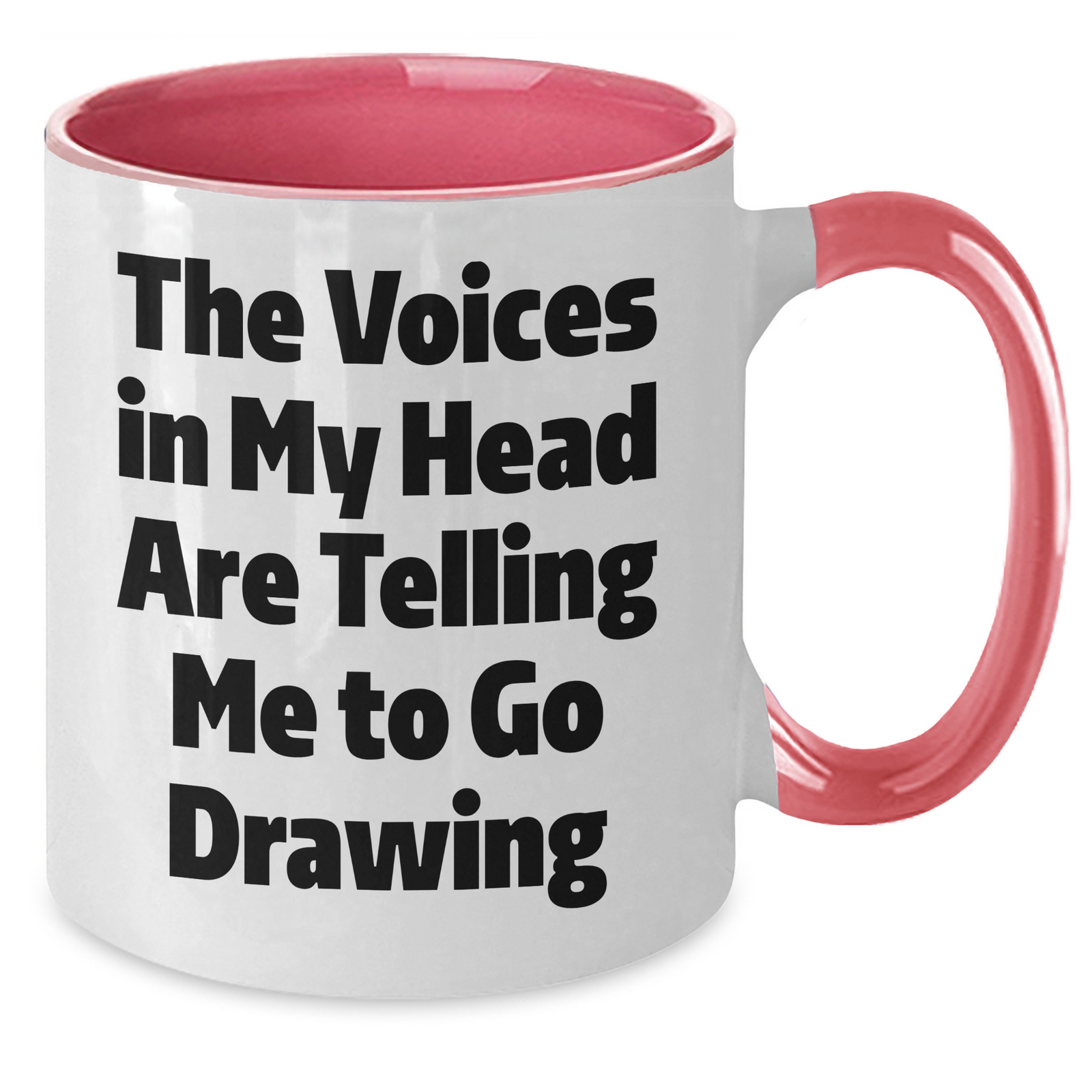 Funny Drawing Quotes Two Tone Coffee Mug, Gifts from Friends for Drawing Lovers on Father's Day, Unique Gift for Men, Funny Mugs for Drawing Enthusiasts - Additional
