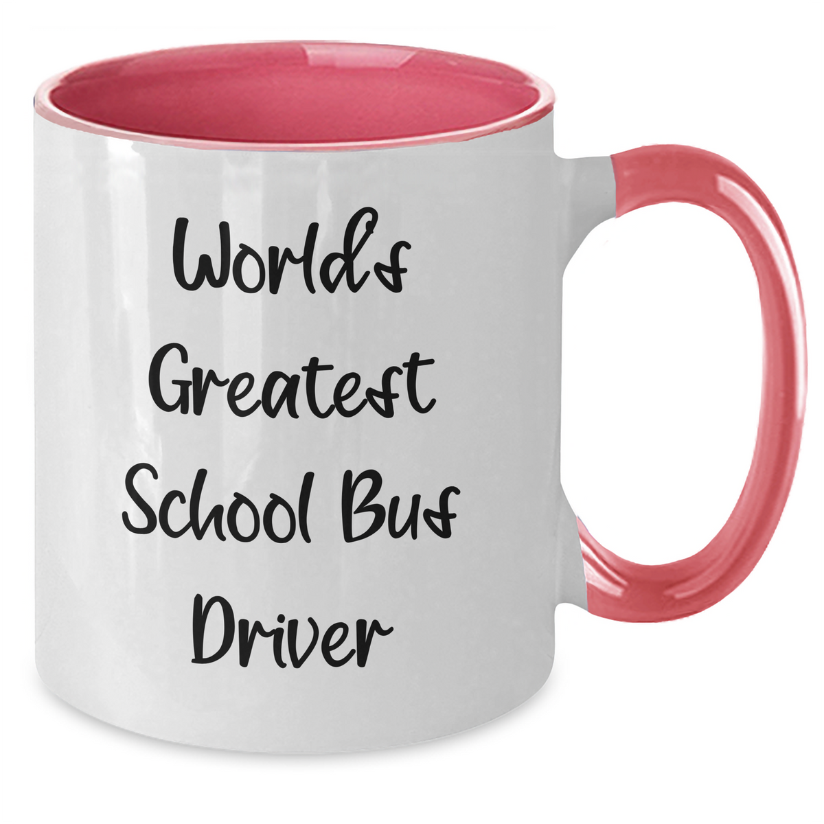 Funny School Bus Driver Gifts from Men to World's Greatest School Bus Driver, Two Tone Coffee Mug for Mother's Day - Additional
