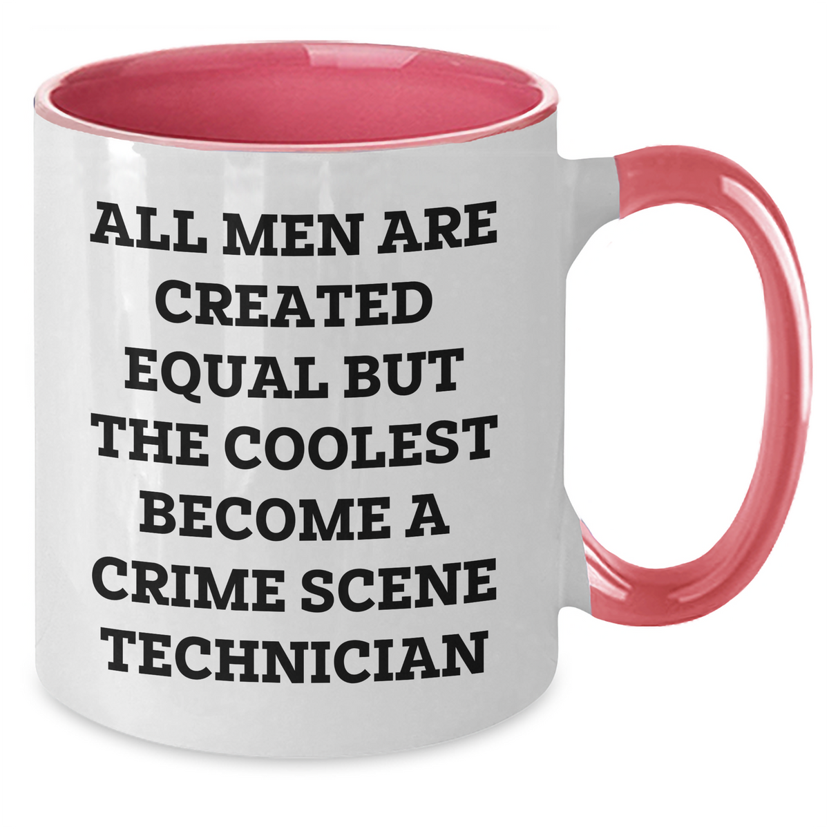 Crime Scene Technician Funny Quote Gifts, Two Tone Coffee Mug for Crime Scene Enthusiasts, Gifts from Men for Mother's Day Unique Gifts, Perfect for Crime Scene Technician Women, Friends, or Family - Additional