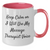 Massage Therapist Humor Two Tone Coffee Mug, Gifts from Friends for Him, Unique Father's Day Unique Gifts, Keep Calm Or I Will Use My Massage Therapist Voice - Additional