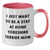 Funny Yorkshire Terrier Dog Mom Gifts for Him from Friends on Father's Day - Two Tone Coffee Mug - Additional
