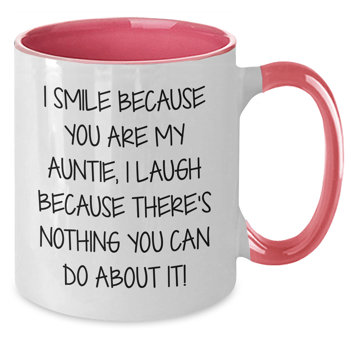 Funny Auntie Gifts from Men to Auntie, I Smile Because You Are My Auntie, Unique Mother's Day Unique Gifts for Her - Additional